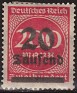 Germany 1923 Numbers 20th - 200M Red Scott 246. Alemania 1923 246. Uploaded by susofe